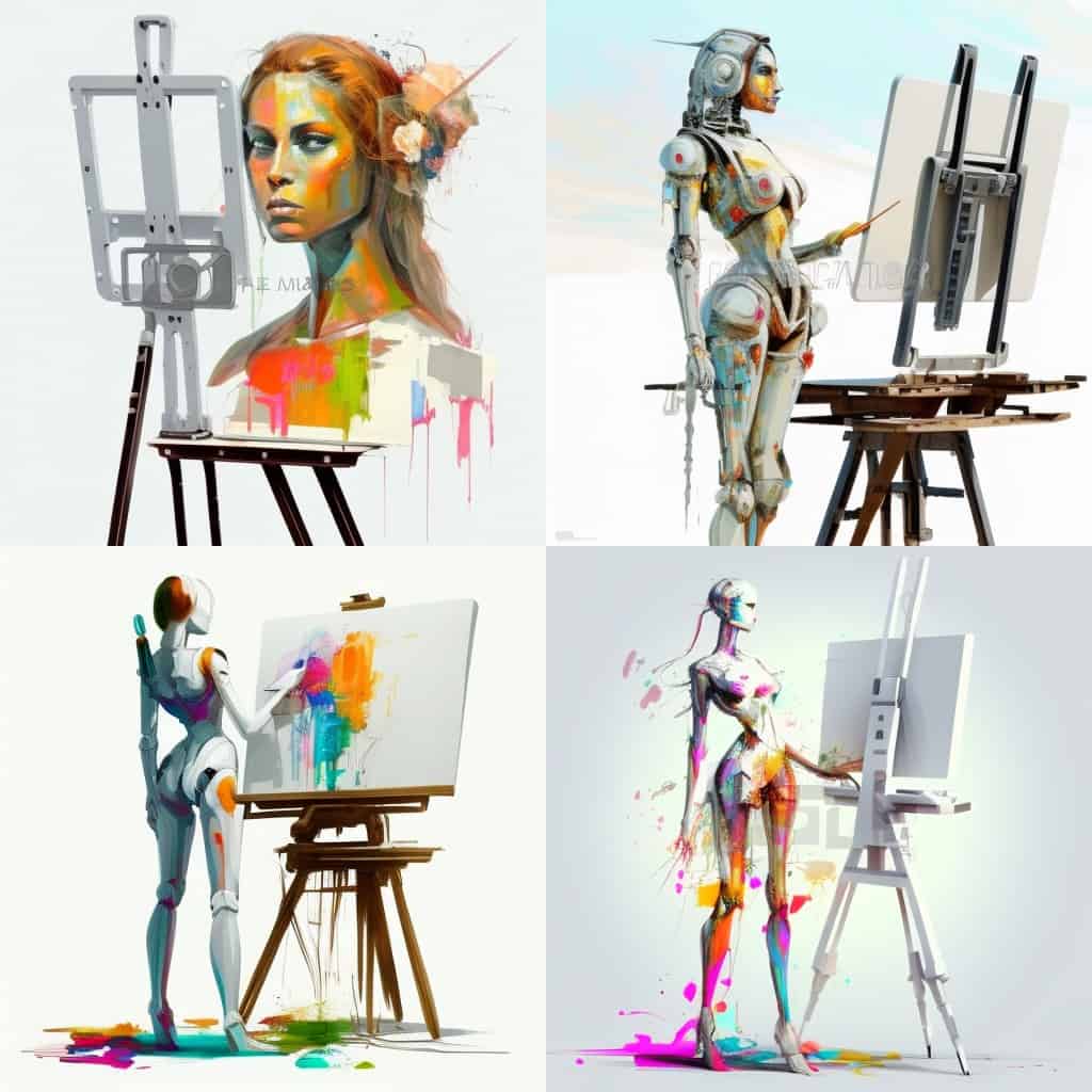 Intelligence artificielle peinture moderne Intelligence artificielle peinture moderne