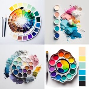 Midjourney gammes de couleurs