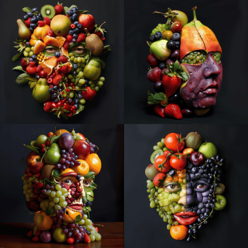 Arcimboldo par Midjourney