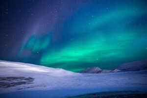 aurora Paysage, aurore boréale