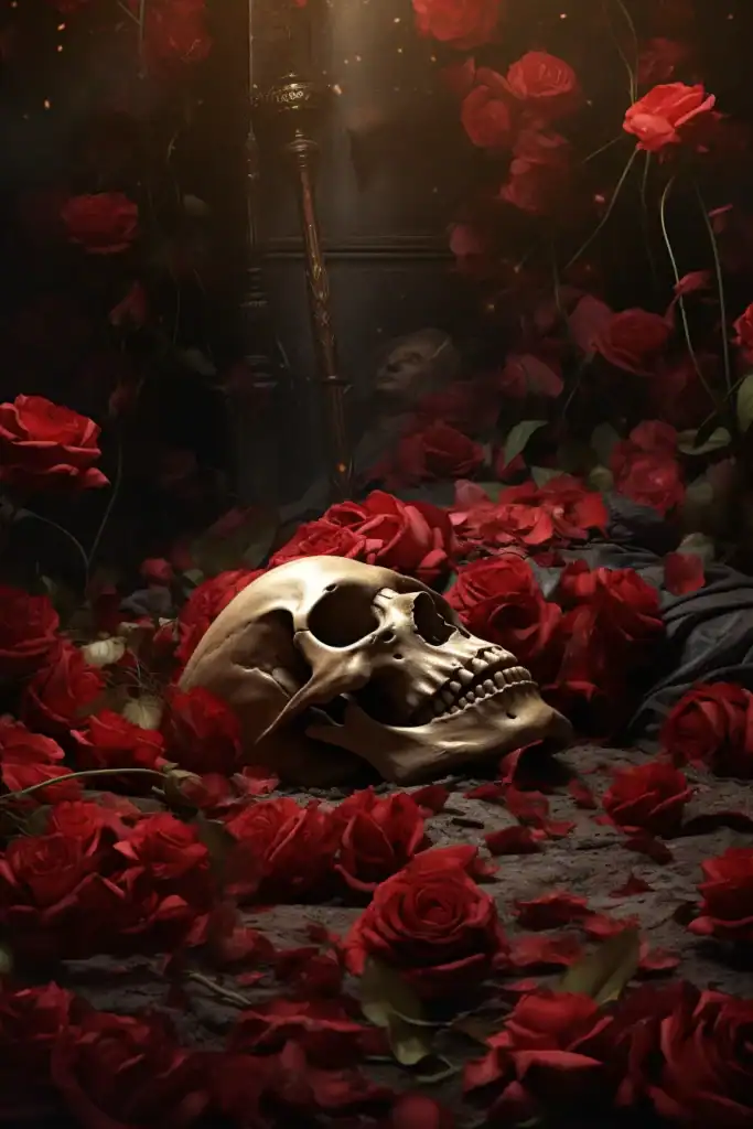 death mort, tarot, midjourney