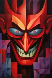 diable, tarot, midjourney