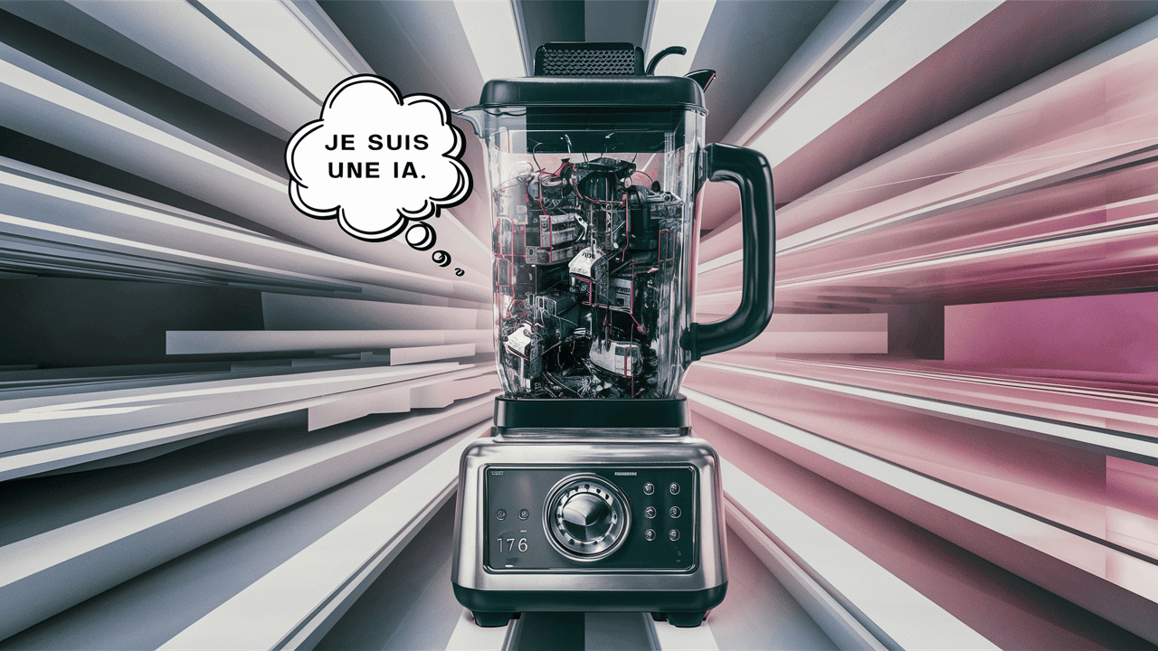 Si ton mixer commence à parler de lui-même à la première personne, que signifie le langage ?