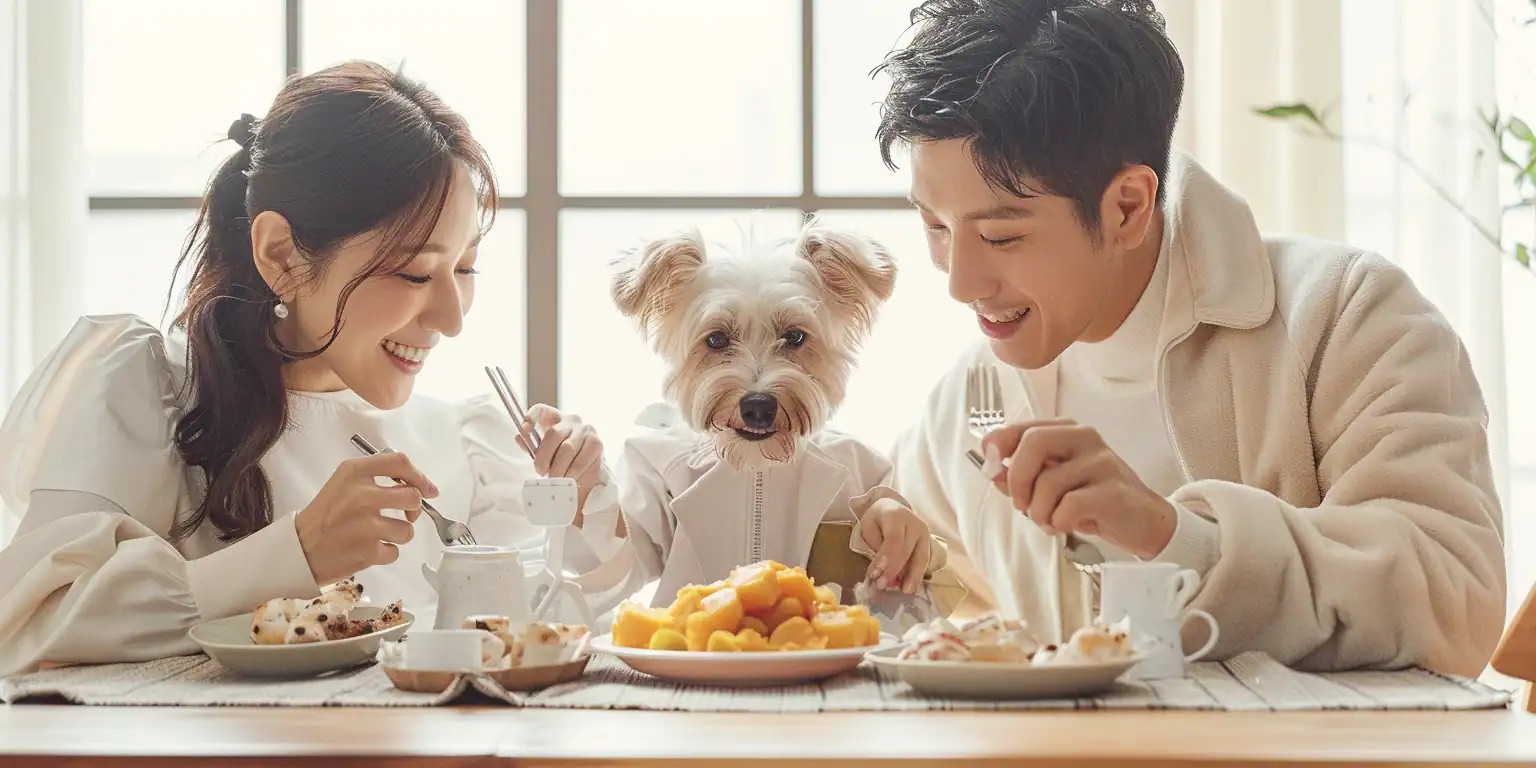 famille chien famille chien