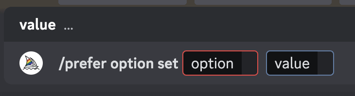 option et value