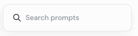 search prompt