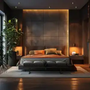Chambre en style contemporain Chambre en style contemporain