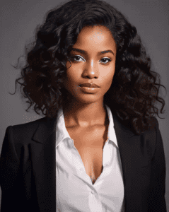 Exemple de portrait femme genere par headshot generator Exemple de portrait femme genere par headshot generator