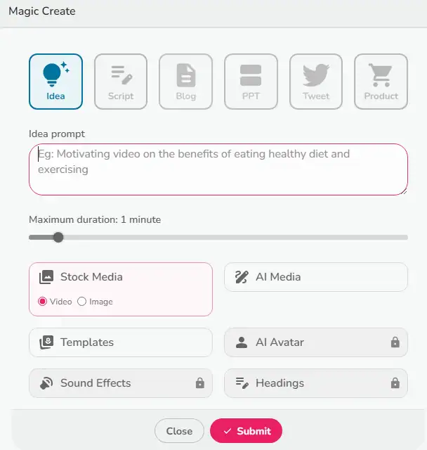 Generation text to video Génération text-to-video