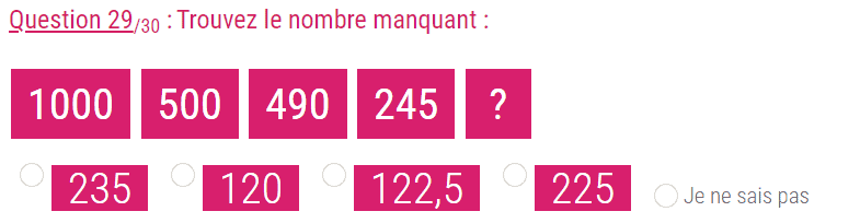 Question 29 Question 29