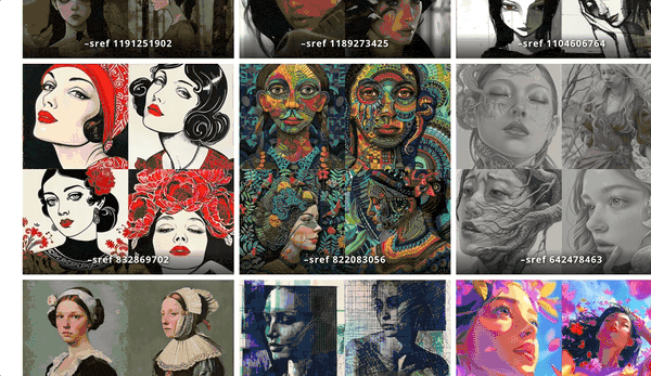 copier adresse image couleurs midjourney