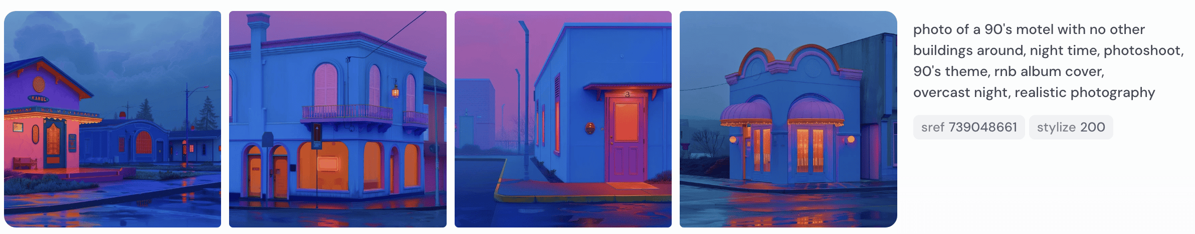 motel couleurs tuto midjourney