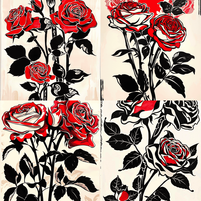 roses couleurs midjourney tuto