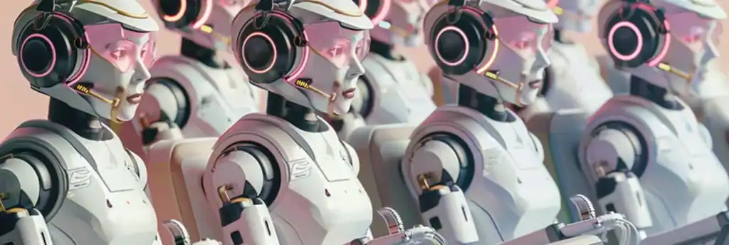 Des callbots dans un centre d'appel