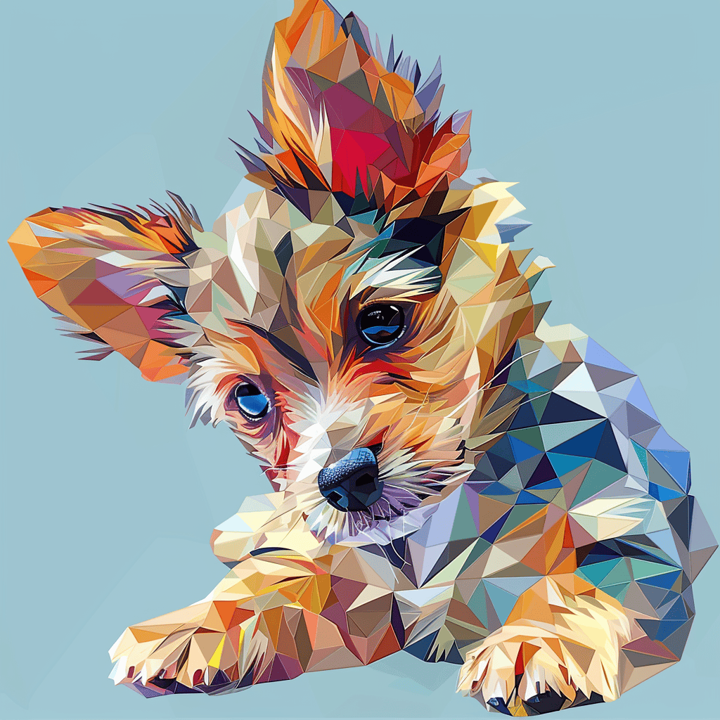chien isometrie mignon midjourney chien isometrie mignon midjourney
