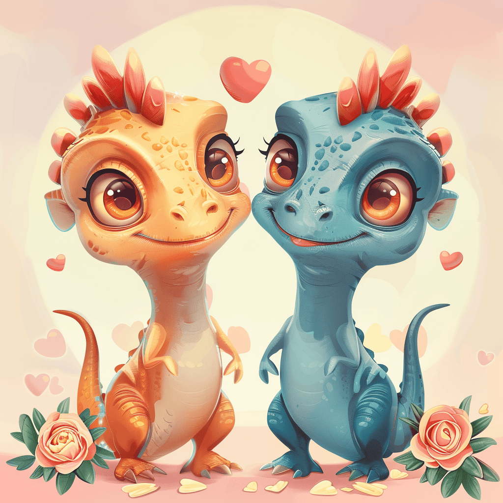 dinosaures cute mignons midjourney dinosaures cute mignons midjourney