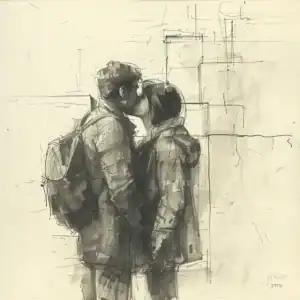 Dessin crayon nuances de gris Tinten grijs potloodtekening