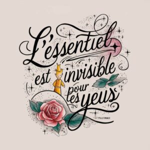 Ideogram Tatouage Petit prince Ideogram - Kleine prins tatoeage