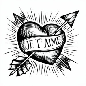 Ideogram Tatouage je taime Ideogram - Ik hou van je tattoo