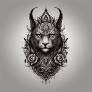 Leonardo Tatouage lynx Leonardo - Lynx tattoo