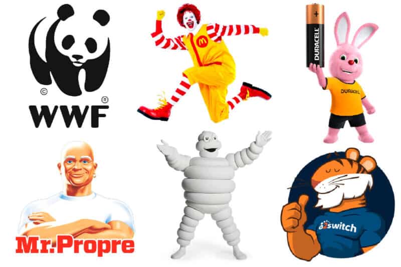 Mascottes de marques e1735084307901 Beroemde merkmascottes