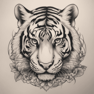 Tattoo AI Design tatouage tigre Tatoeage AI Ontwerp - tatouage tigre