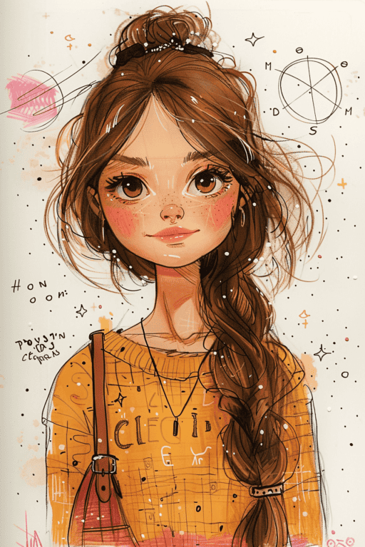 Illustration adolescente dessin e1727182184857 Teenage illustratie tekening