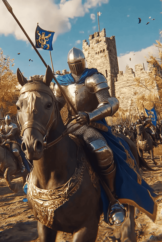 Illustration histoire pour ado un chevalier medieval Illustration histoire pour ado - un chevalier médiéval