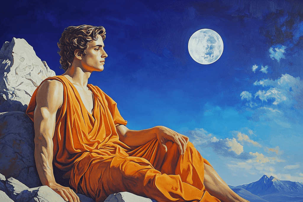 Illustration mythologie pour ados le dieu grec Apollon Illustration mythologie pour ados - le dieu grec Apollon