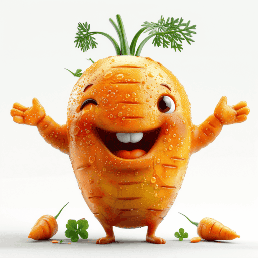 Mascotte carotte pour magasin bio e1727177926482 Wortelmascotte voor biologische winkels