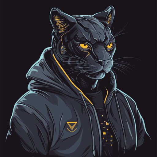 Mascotte panthere hacker e1727178655146 Hacker panter mascotte