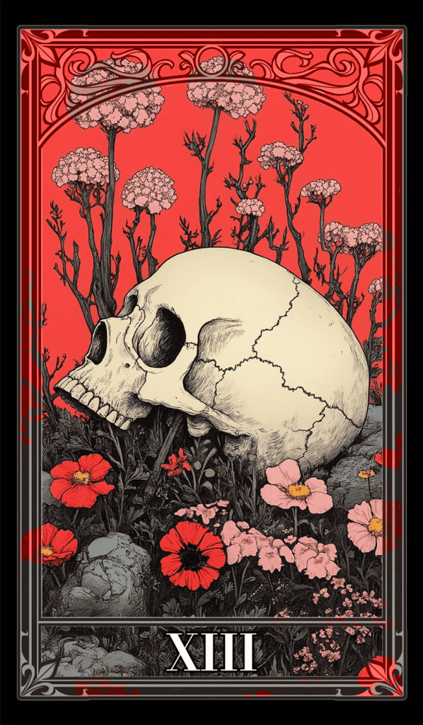 La mort tarot cadre style La mort tarot cadre style