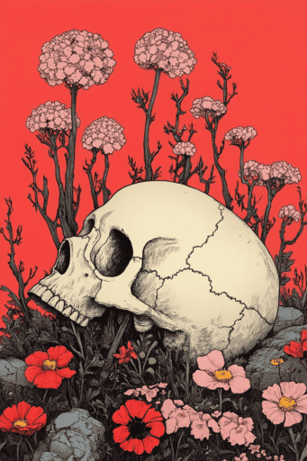 Illustration pour une carte de tarot (La Mort) Illustration pour une carte de tarot (La Mort)