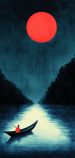 fonds ecran midjourney barque fleuve soleil illustration fonds ecran midjourney barque fleuve soleil illustration