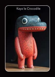 Cartes Oracle enfant carte IA Crocodile sombre Cartes Oracle enfant carte IA Crocodile sombre