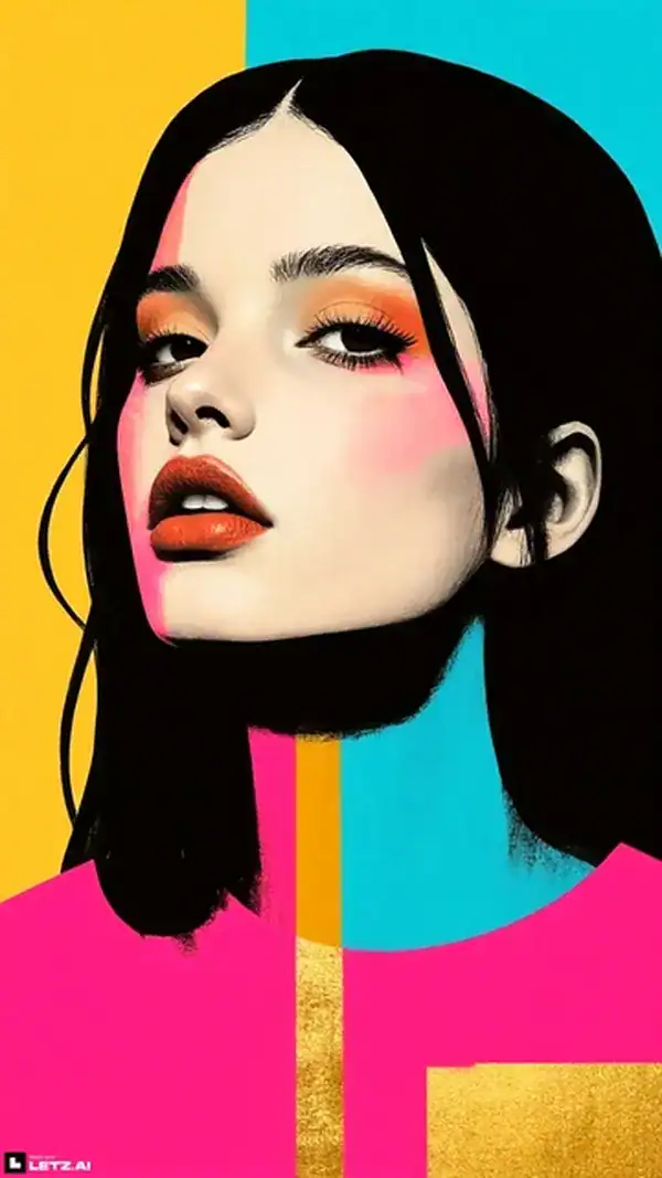 femme art abstrait tuto letz AI IA image femme art abstrait tuto letz AI IA image