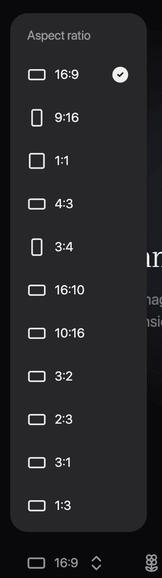 ratio image tuto hedra AI IA