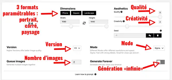 tuto parametres LETZ AI images IA tuto parametres LETZ AI images IA