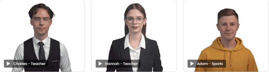 Vidnoz AI avatars Vidnoz AI avatars