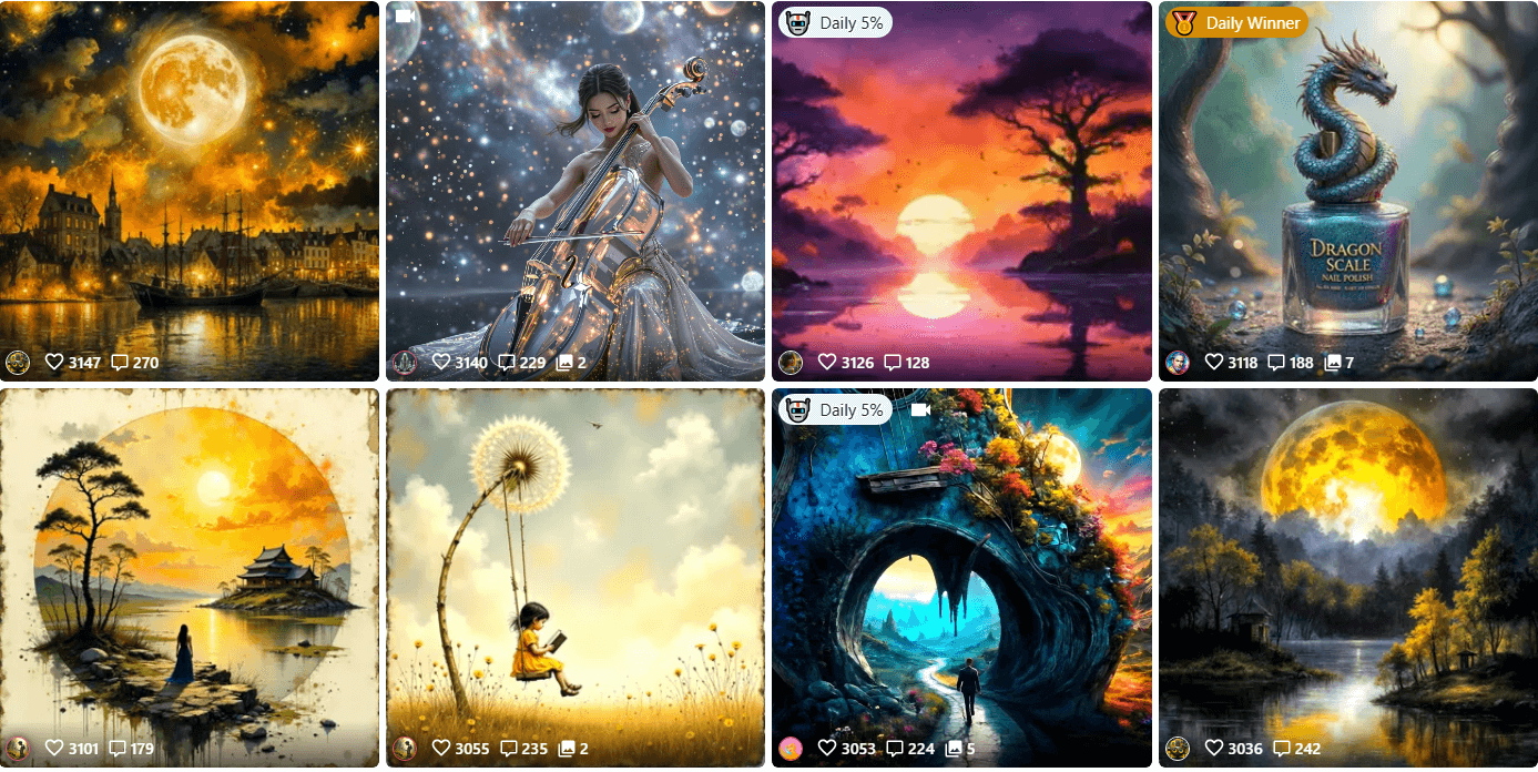 Images générées avec Nightcafe